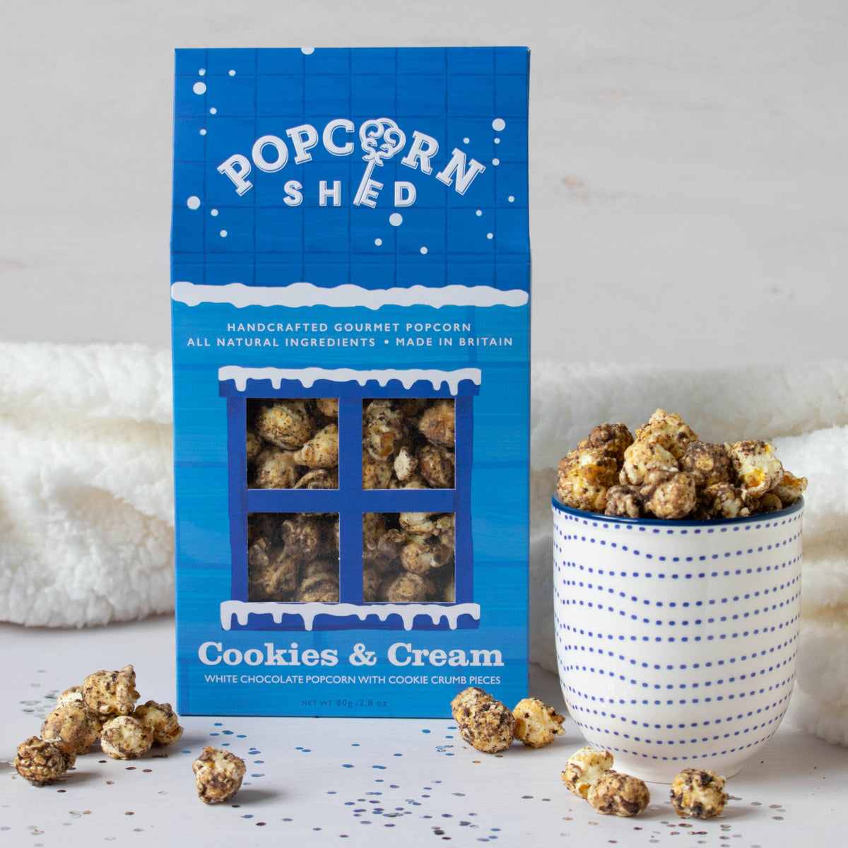 Cookies & Cream Gourmet Popcorn Snack Box