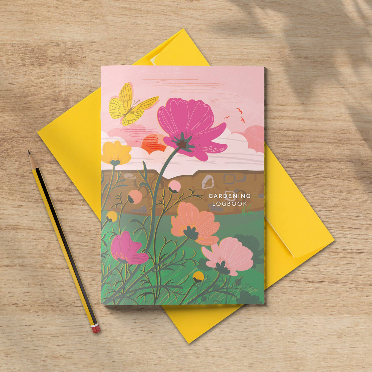Gardening logbook - planting journal garden wall cover