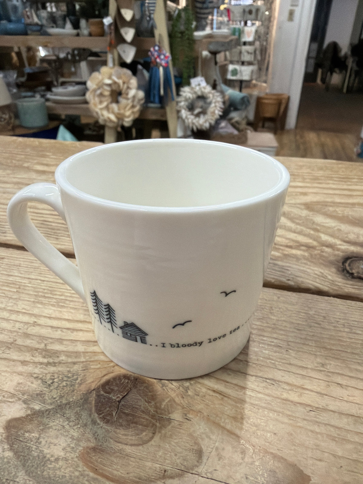 East of India Bloody Love Tea wobbly mug