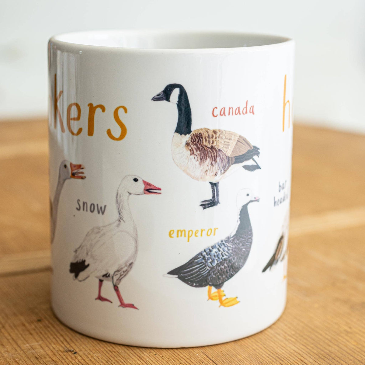 Sarah Edmonds Honkers Bird Mug – illustrated design