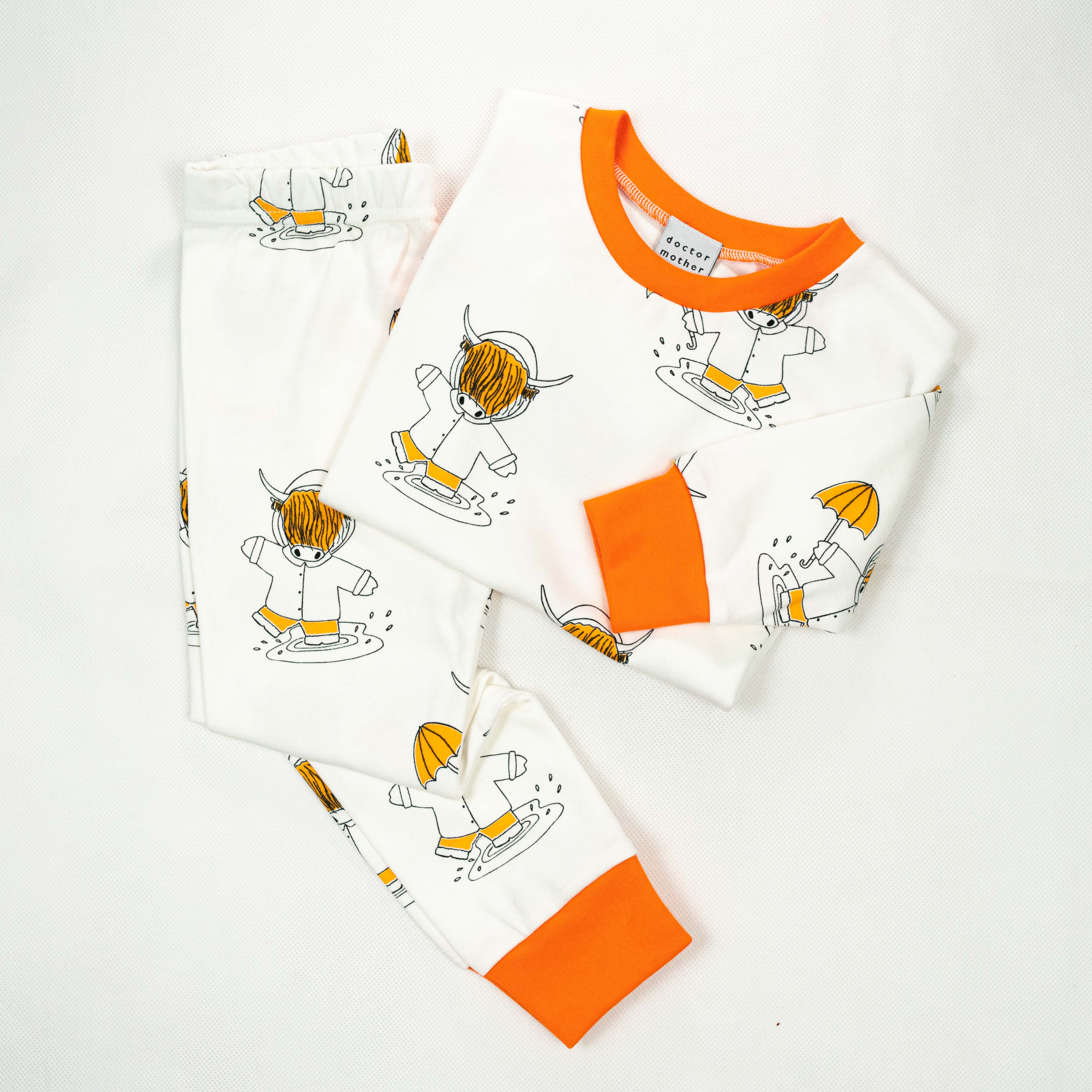 Highland Cow Children's Pyjamas