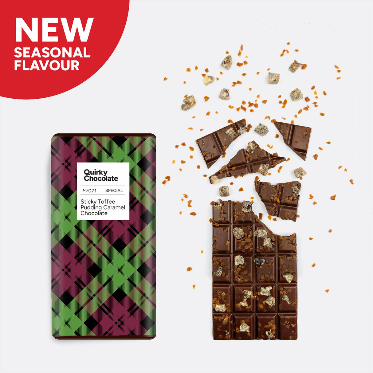 Tartan Sticky Toffee Pudding Chocolate, 100g