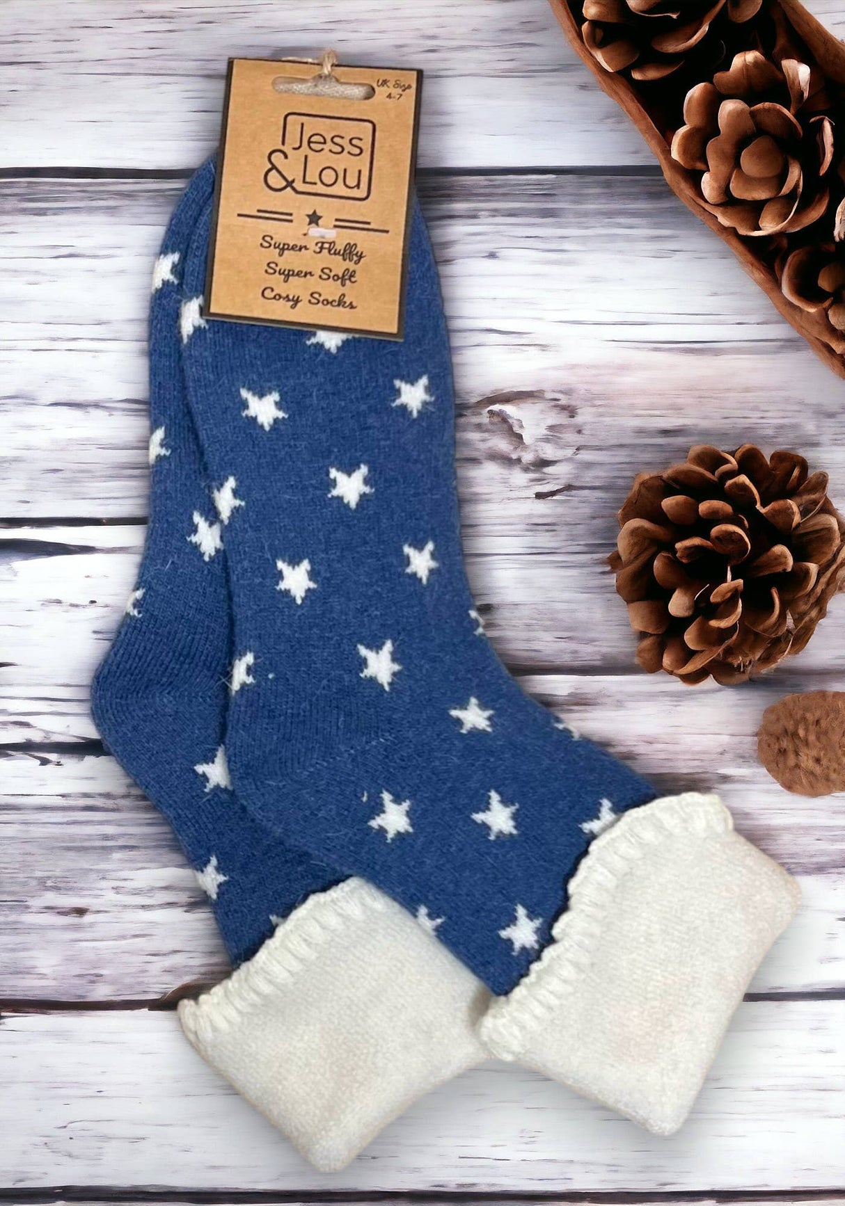 Super Star Super Cosy Cuff Socks