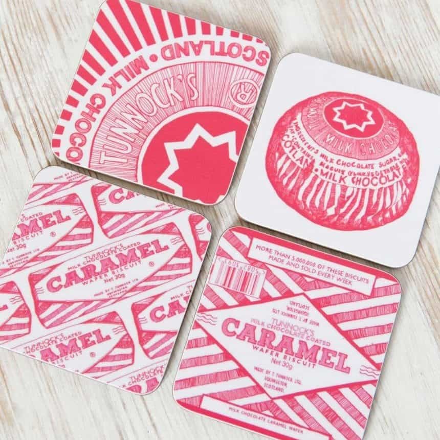 Tunnock's Set of 4 Coasters