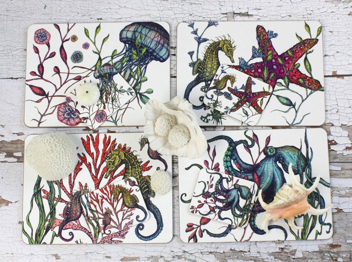 Reef Sea Creature Coasters