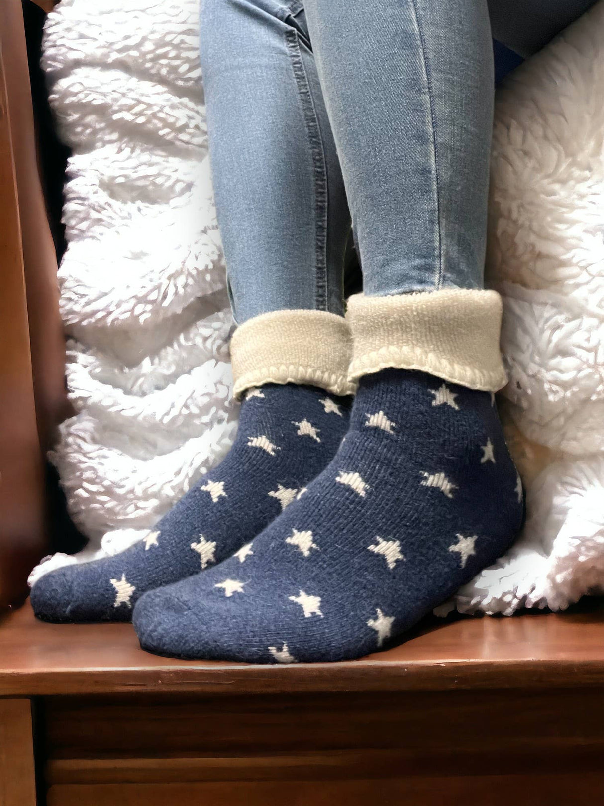 Super Star Super Cosy Cuff Socks