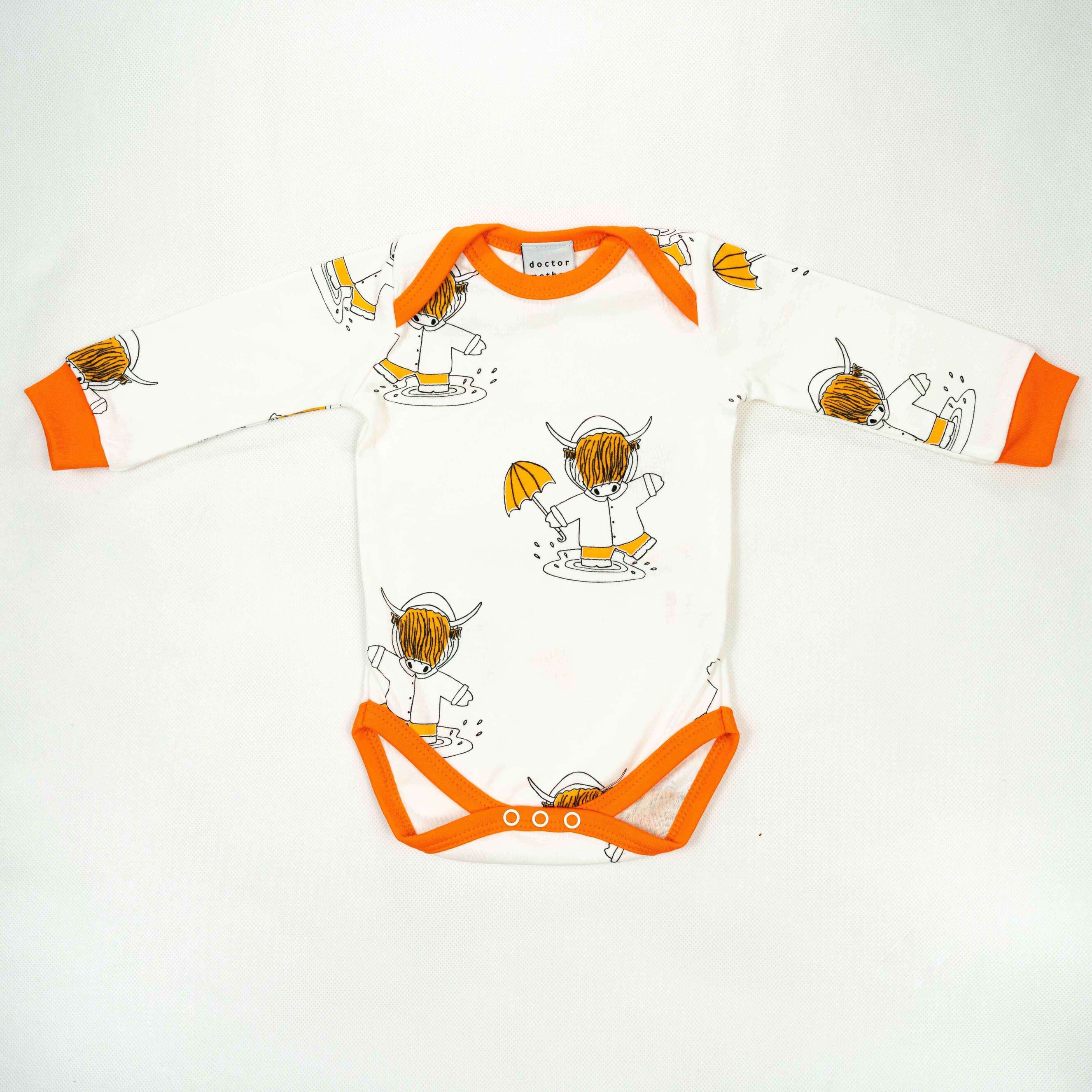 Highland Cow Baby Vest