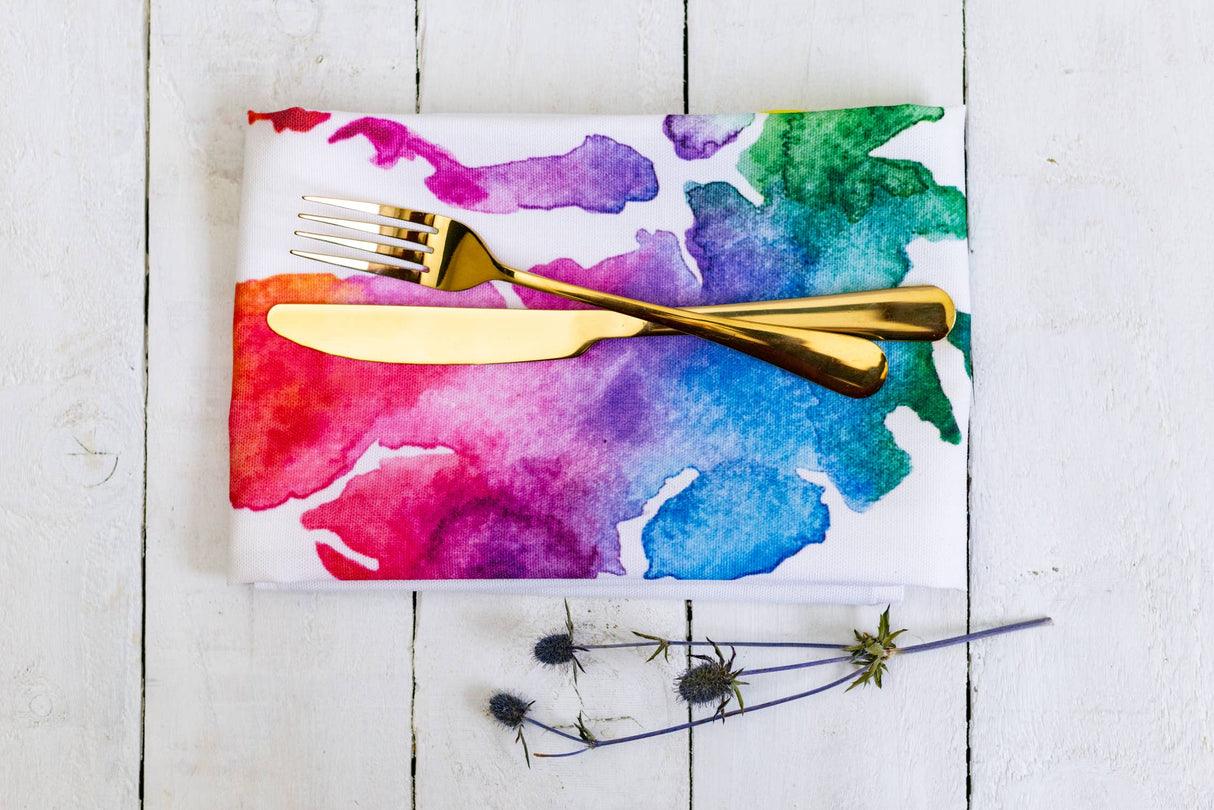 Skye Watercolour Map Tea Towel