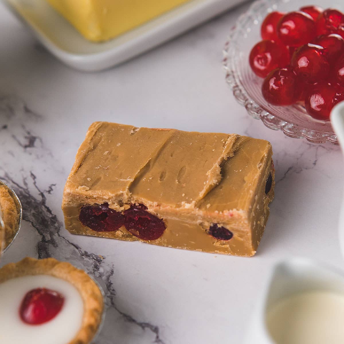 Cherry Bakewell Fudge