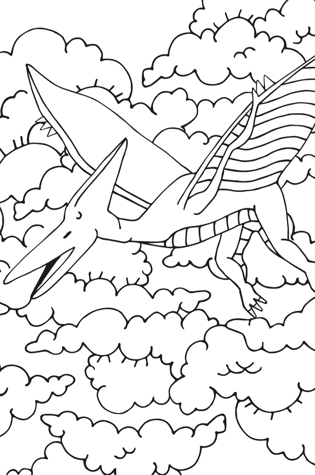 Dinosaur Colouring In Postcard Set