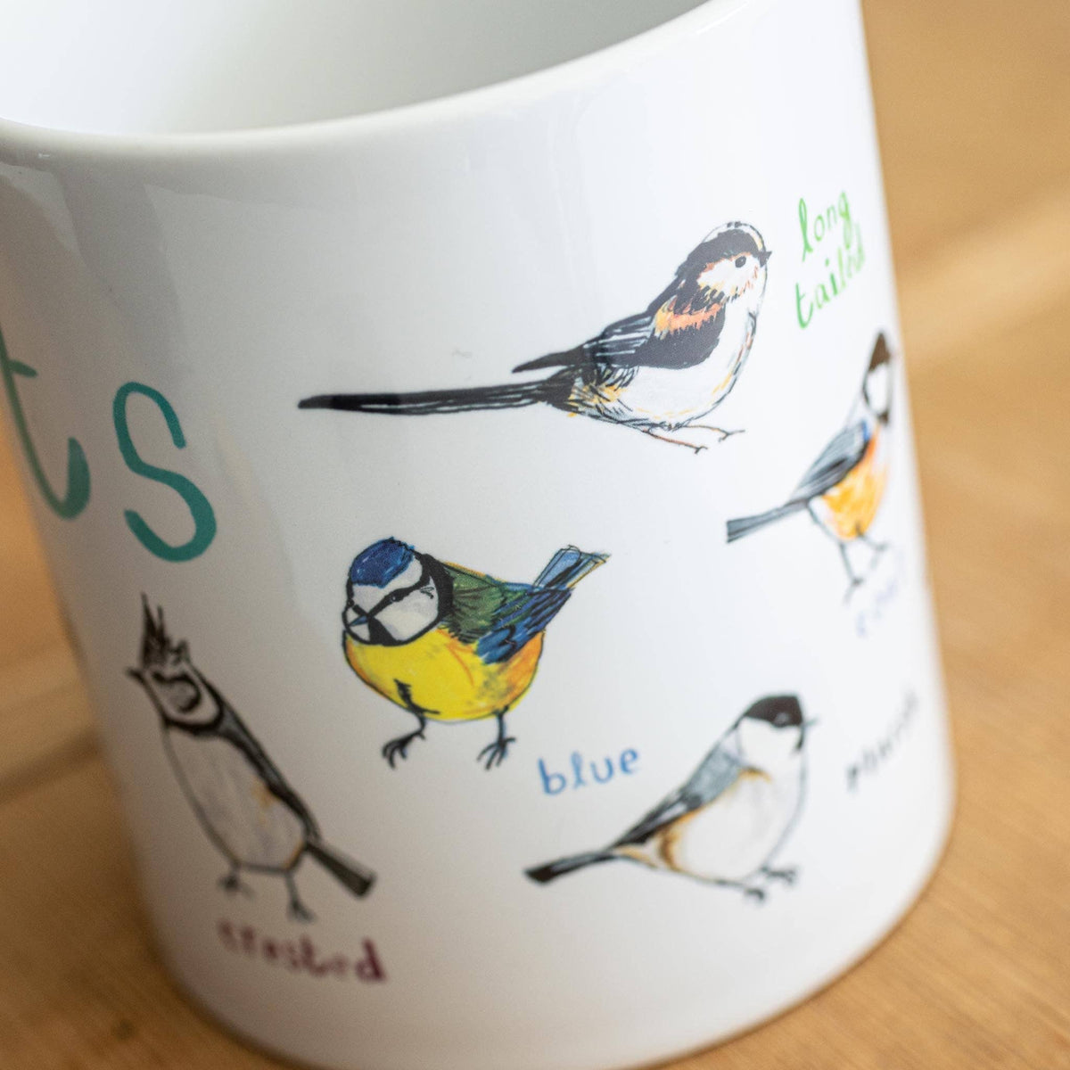 Sarah Edmonds Tits Bird Mug – illustrated design