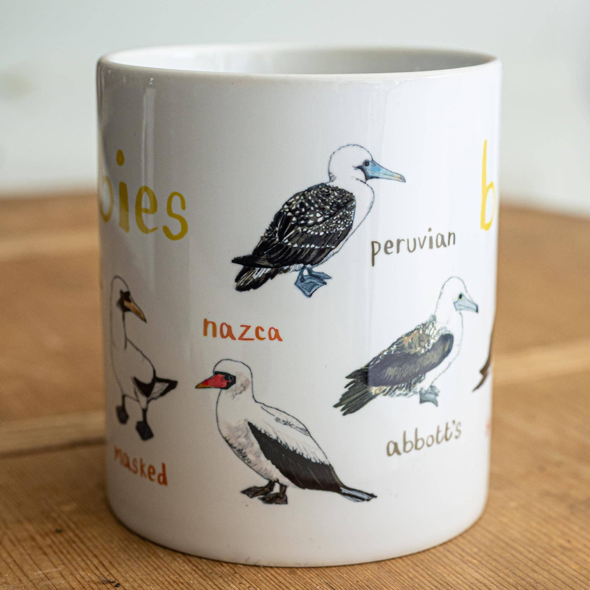 Sarah Edmonds Boobies Bird Mug – illustrated design