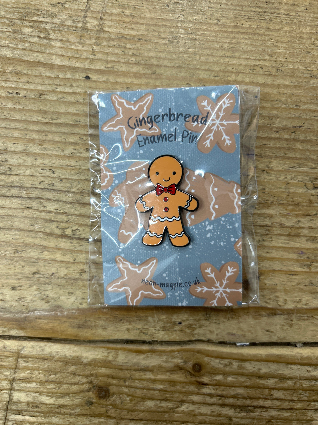 Gingerbread Enamel Pin