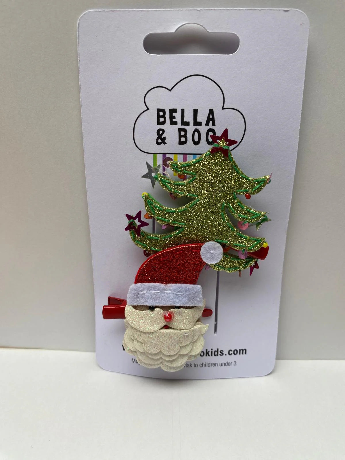Santa Hair Clips