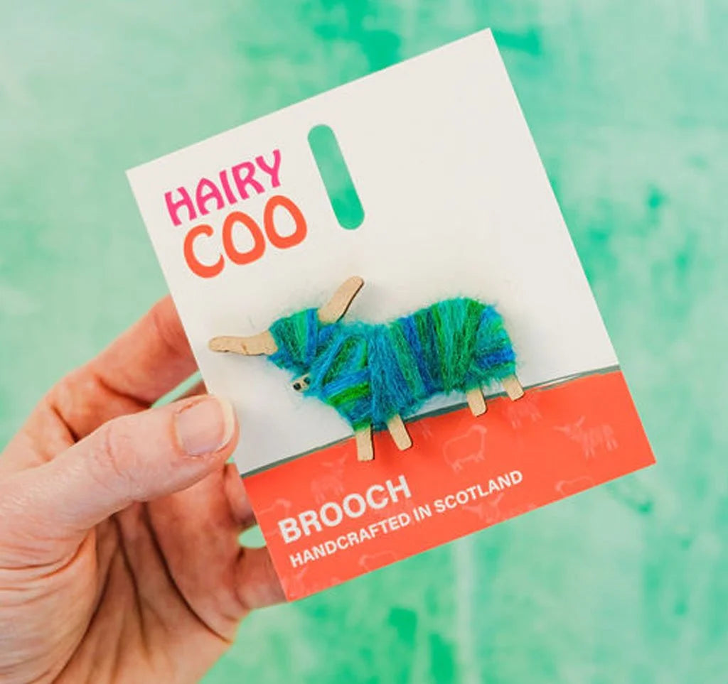 Hairy Coo Brooch