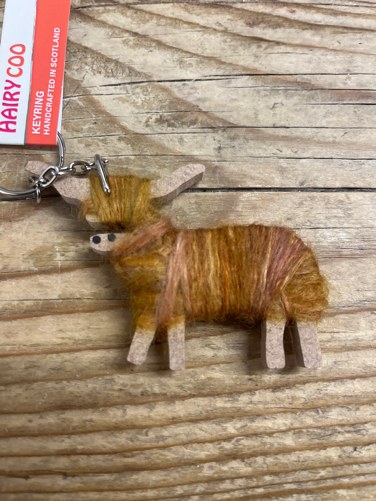 Hairy Coo Keyring