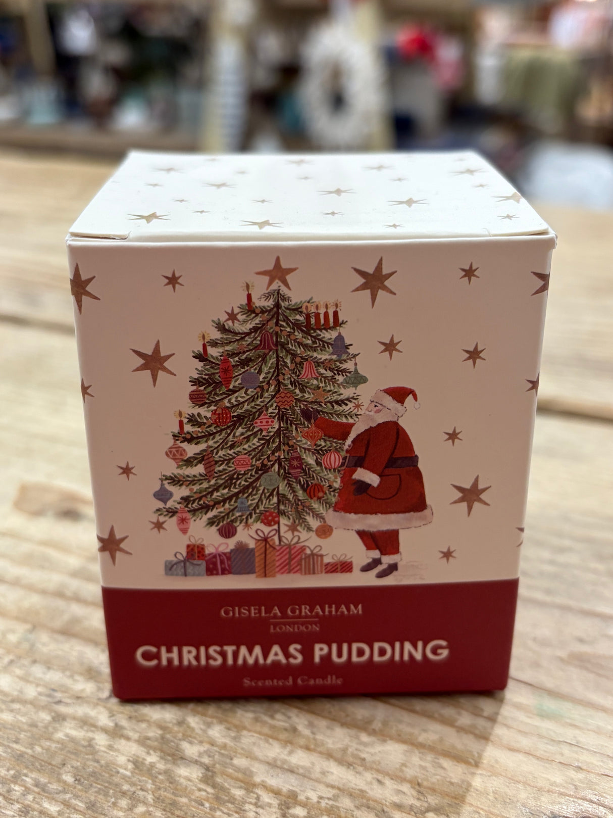 Gisela Graham Christmas Pudding Scented Candle - small, view 2