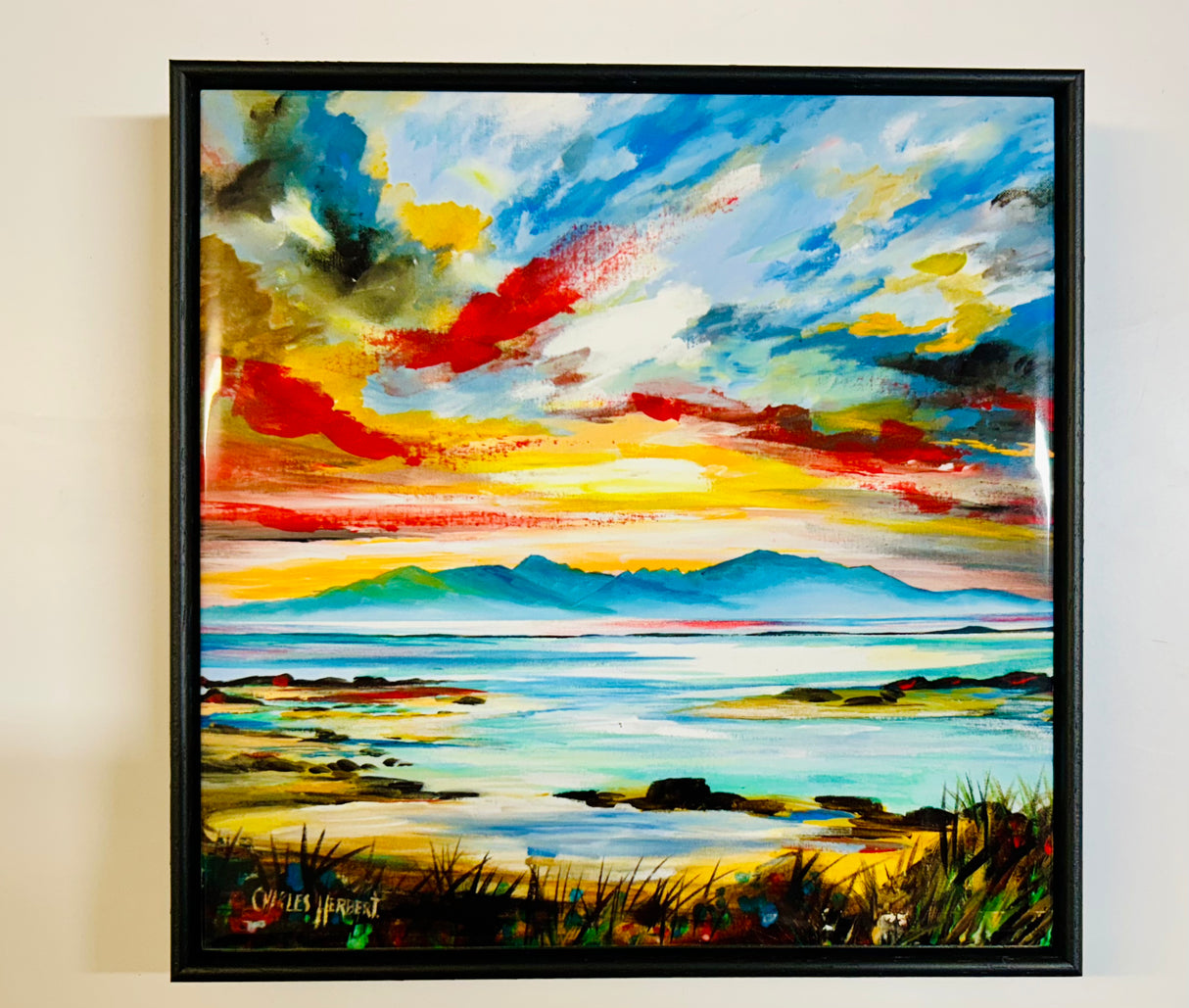 Arran Sunset Ceramic Tile