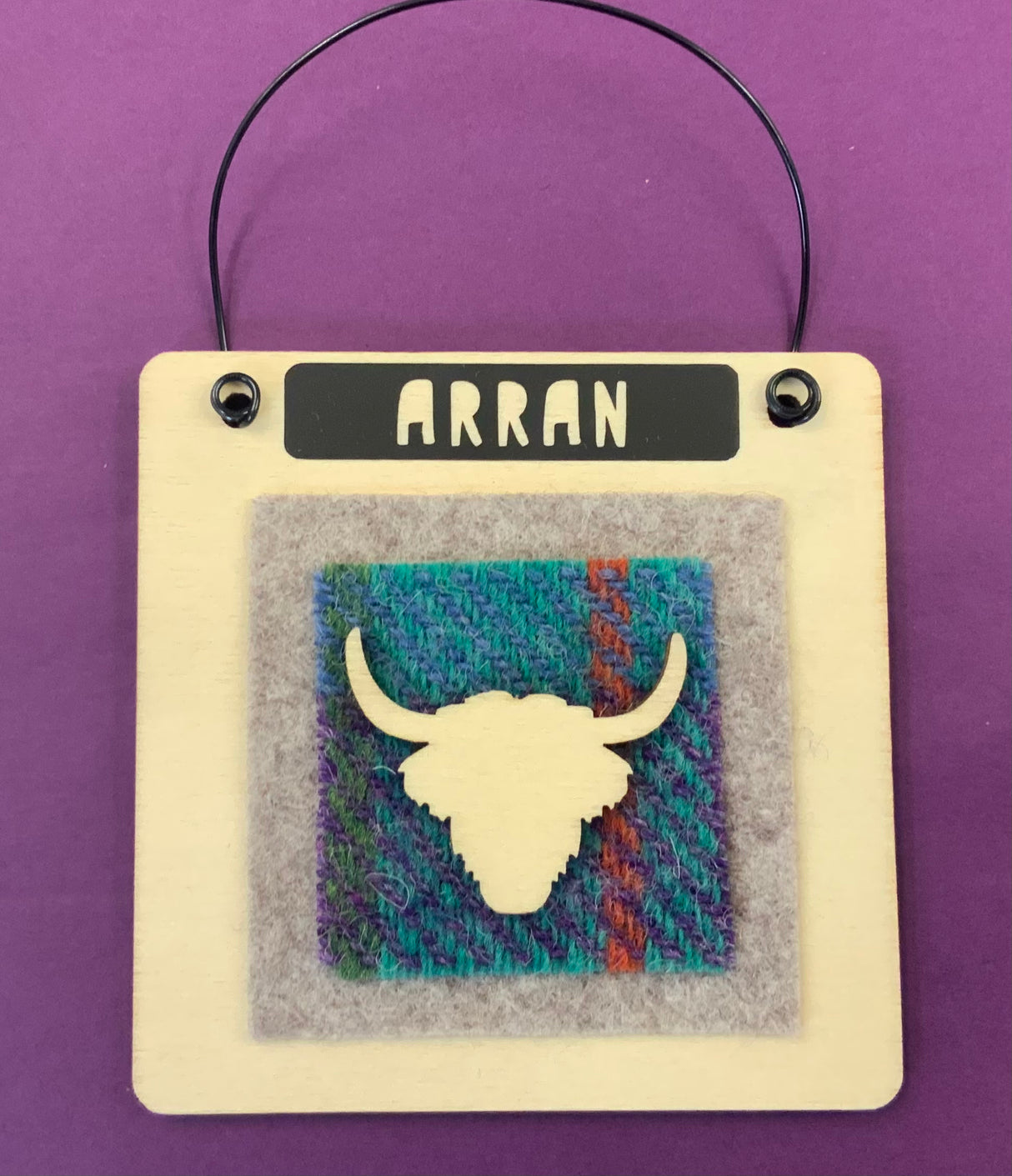 Arran Wooden Hanging Sign — All That Glitters