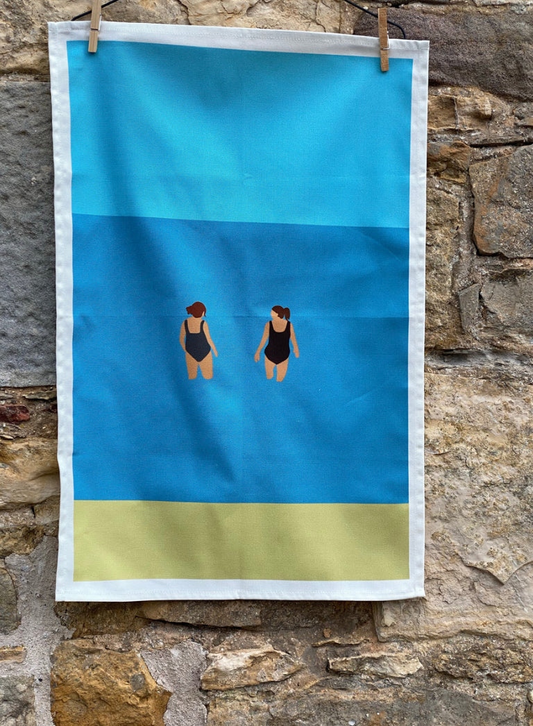 Chats in the Sea Tea Towel