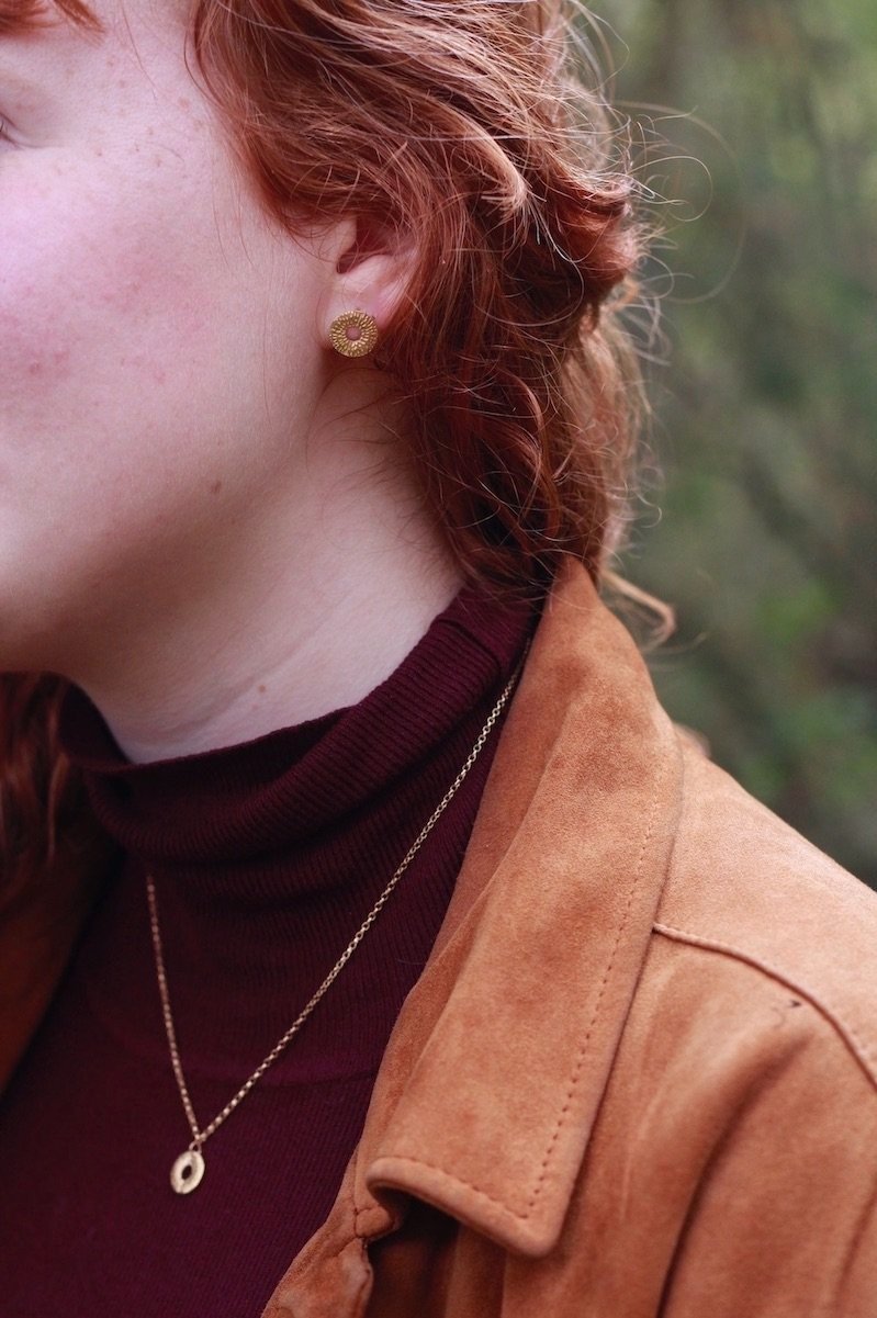 Caitlin Hegney Torus Mini Silver Studs