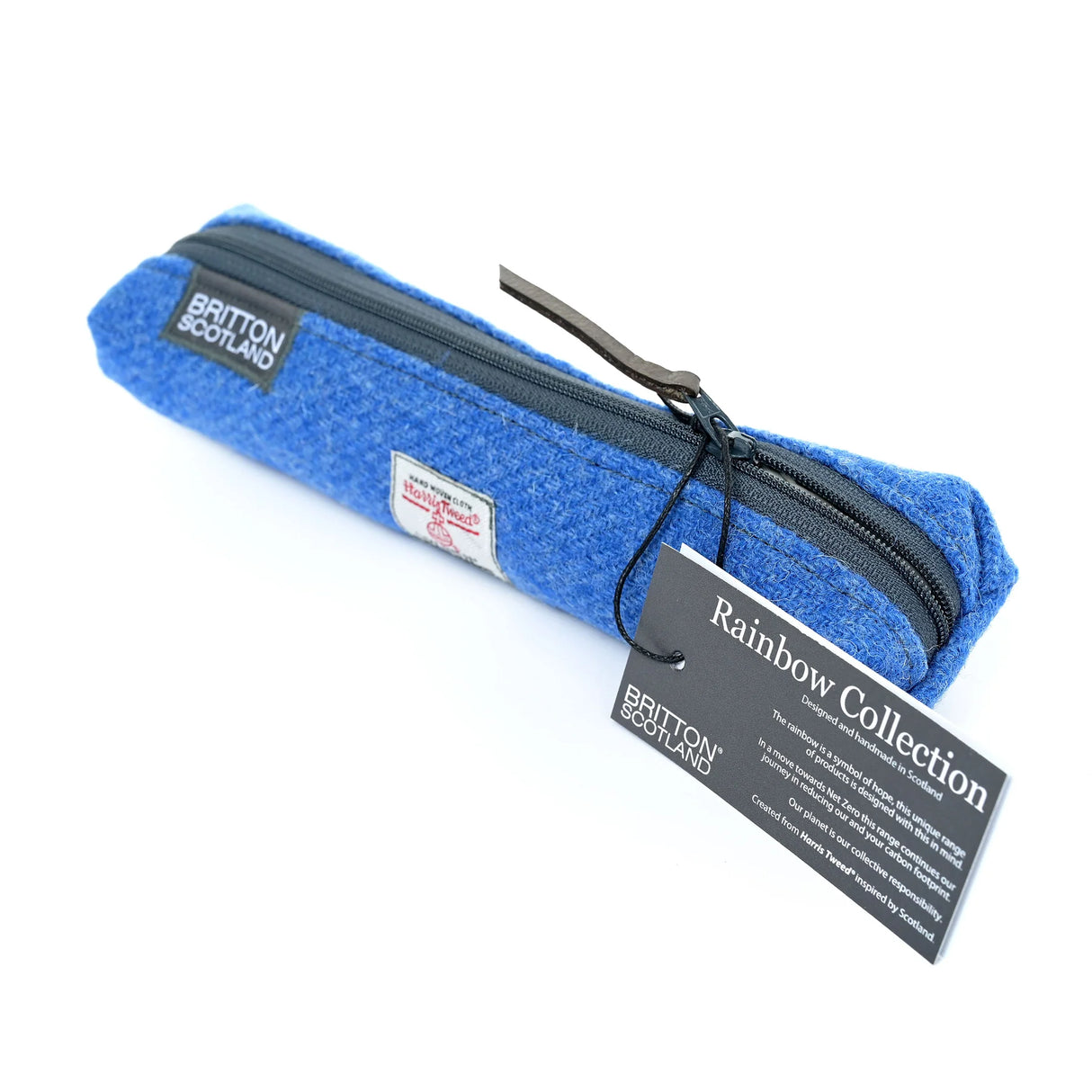 Rainbow Harris Tweed Slim Pencil Case