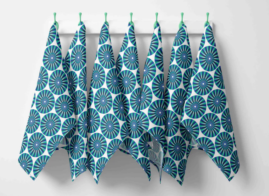 Kaleidoscope Cotton Tea Towel