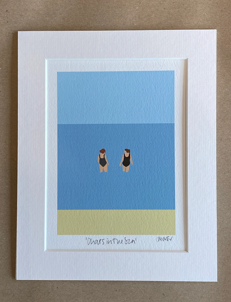 Chats in the Sea Print