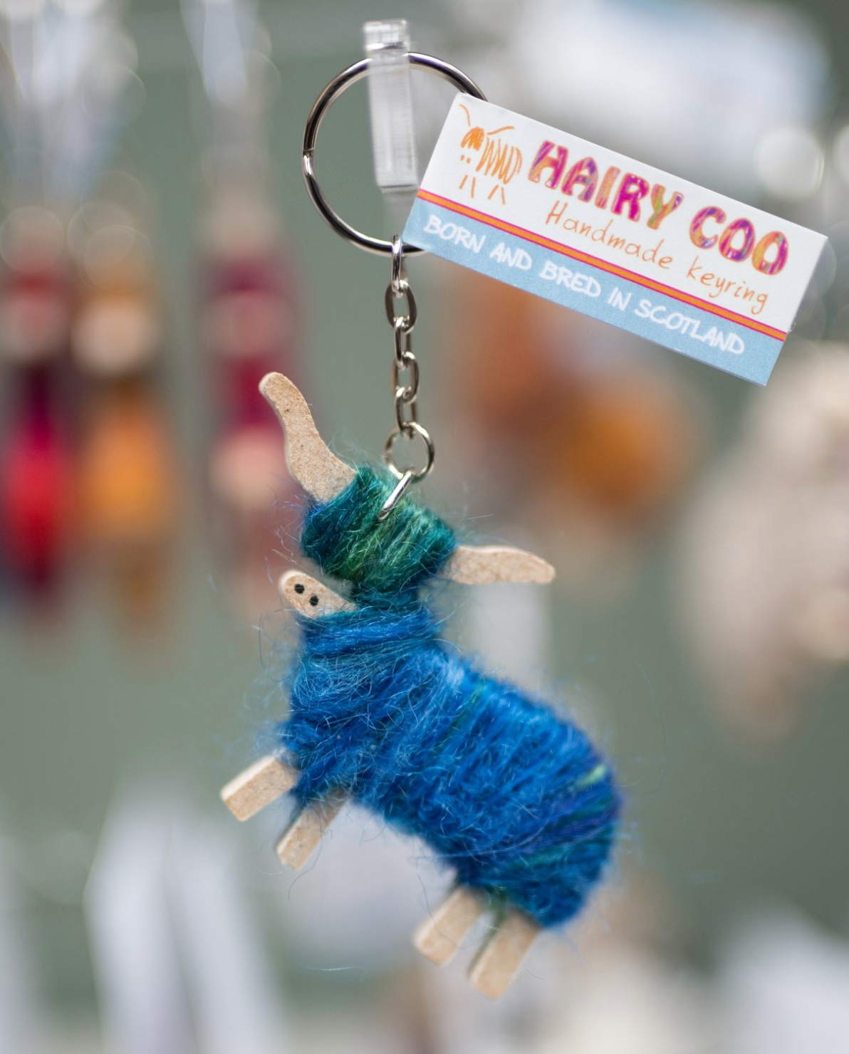 Hairy Coo Keyring