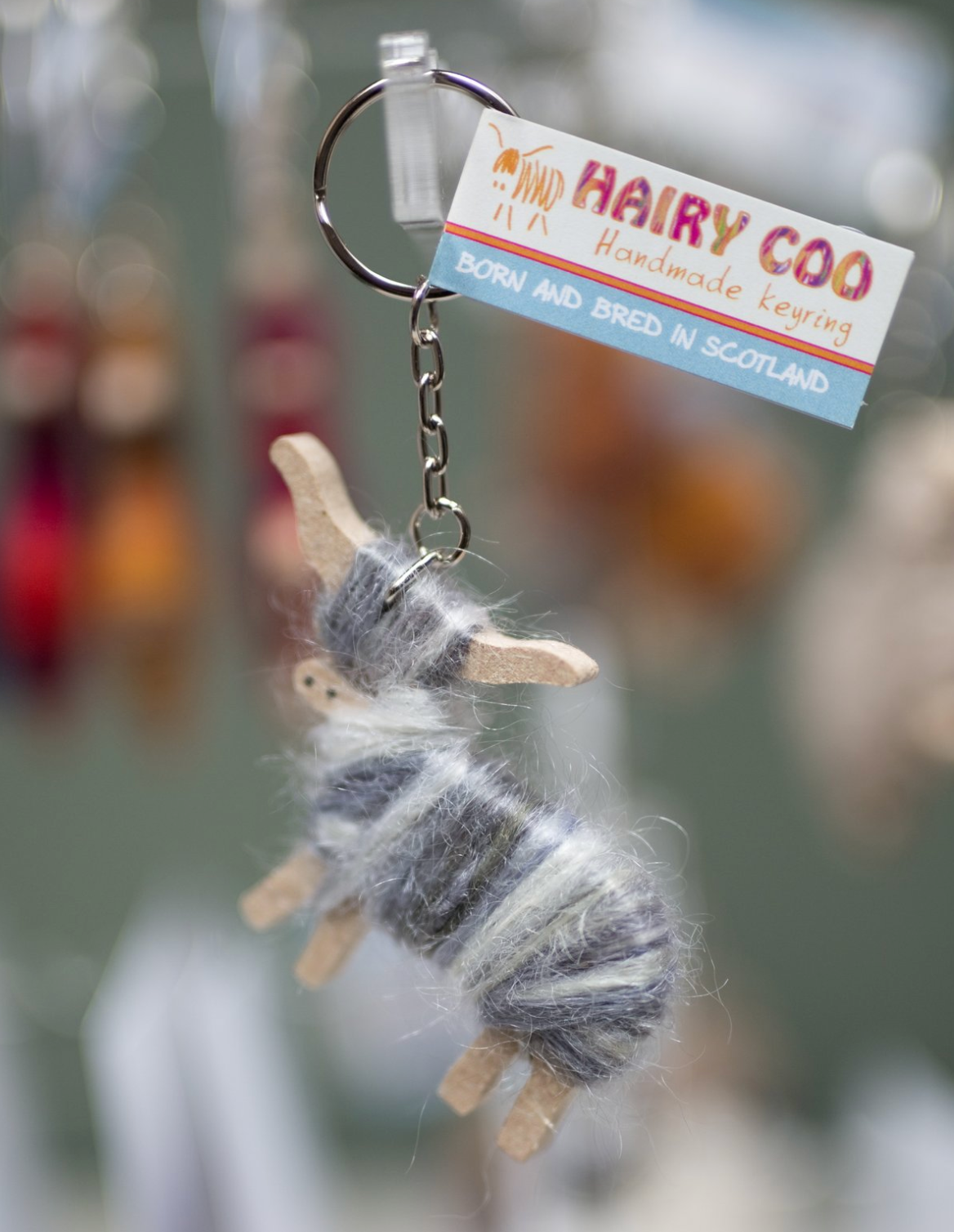 Hairy Coo Keyring