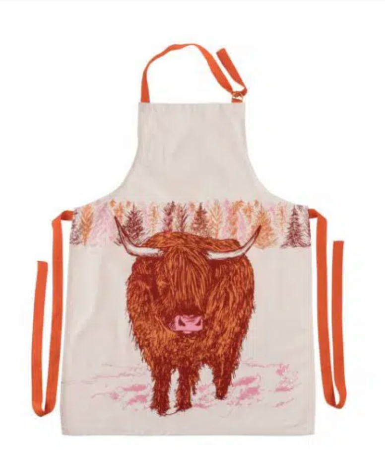Cherith Harrison Highland Cow Apron
