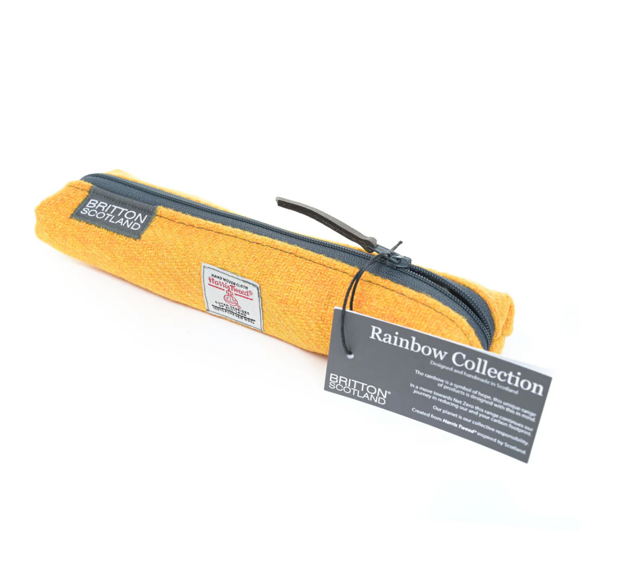 Rainbow Harris Tweed Slim Pencil Case