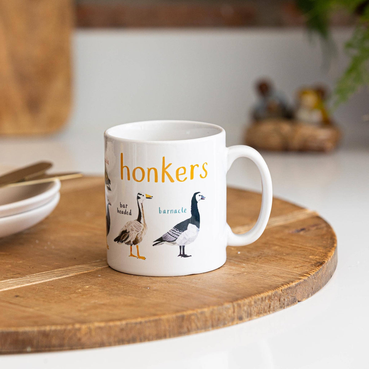 Sarah Edmonds Honkers Bird Mug – illustrated design