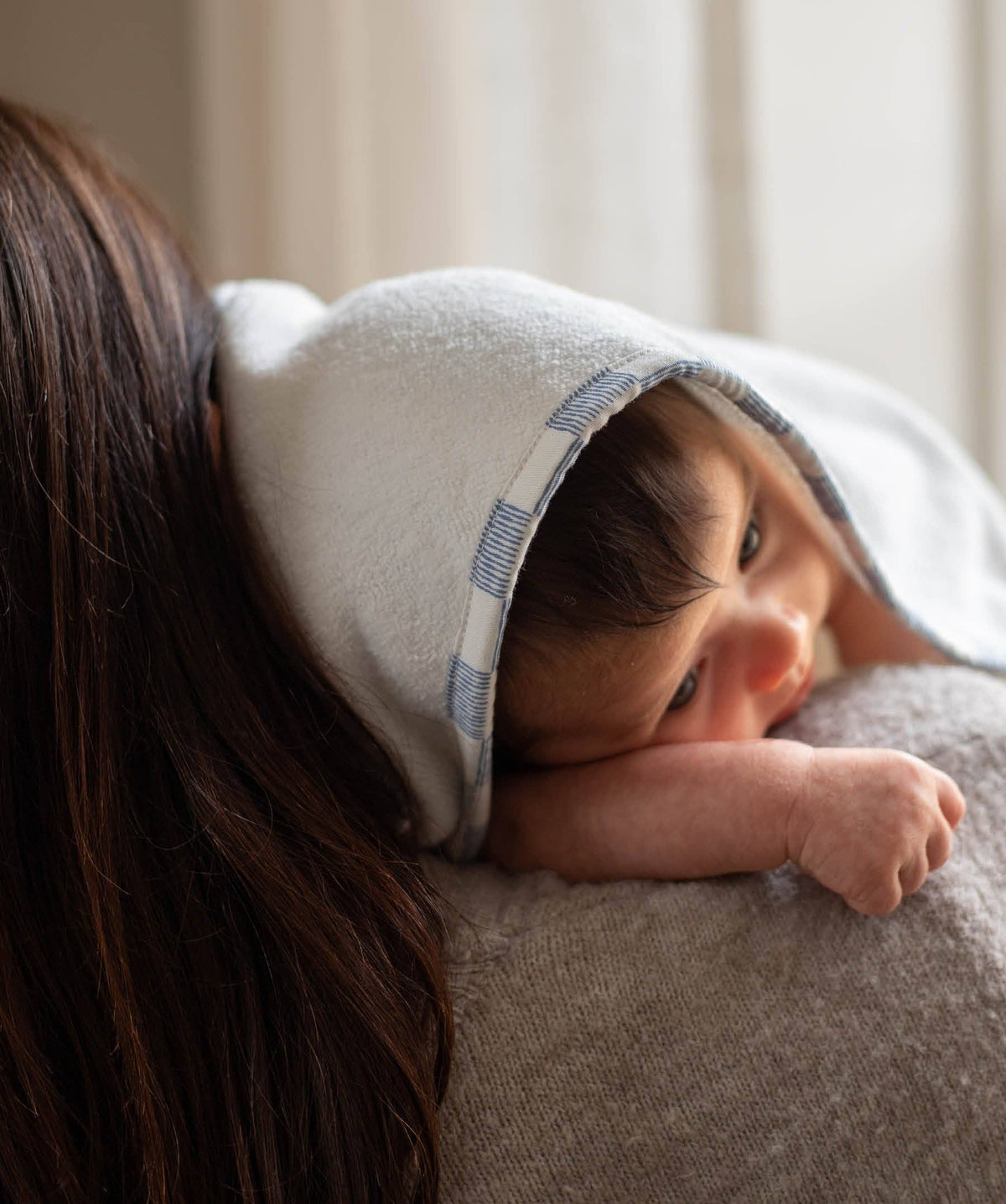 Avery Row Coastline Hooded Baby Towel – Avery Row baby gift at Mooch Arran