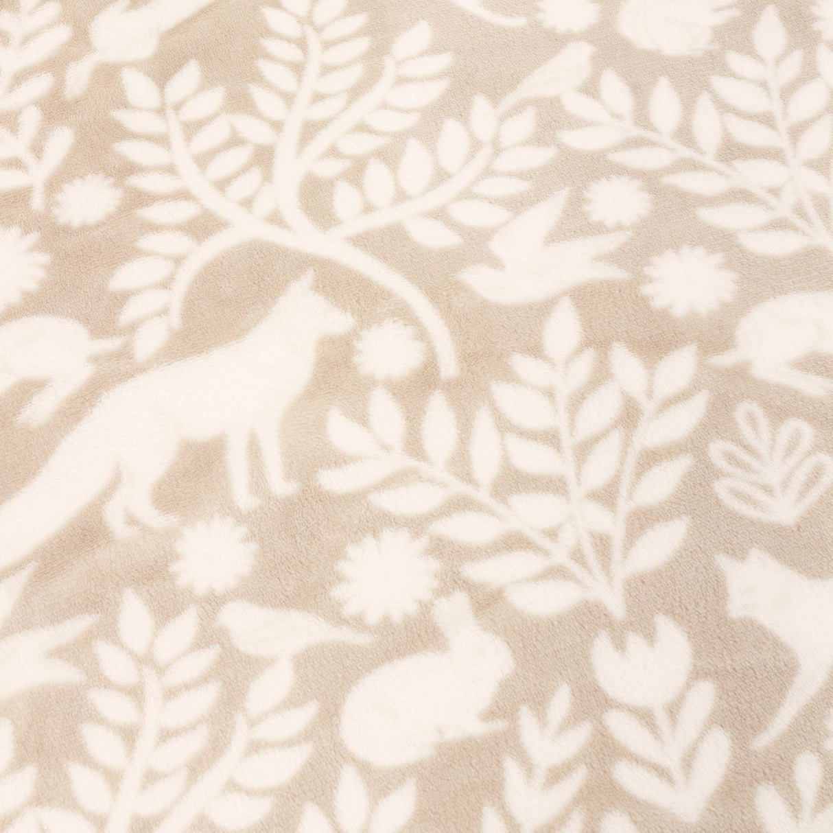 Skandi Woodland Sherpa Fleece Throw Sable: Sable / 140 x 180cm