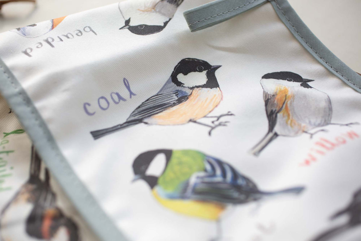 Sarah Edmonds Tits Bird Oven Glove – illustrated design