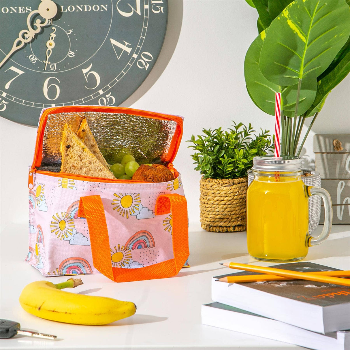 Tiny Dining Insulated Lunch Bag - Rainbow