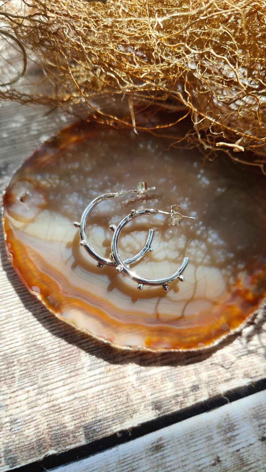 Dewdrop Hoop Earrings