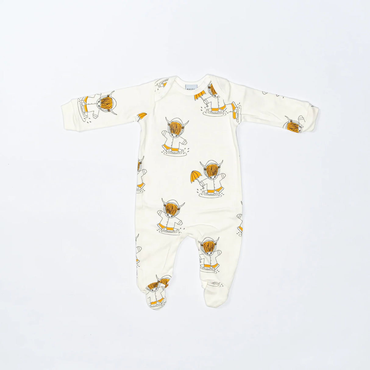 Highland Cow Baby Sleepsuit