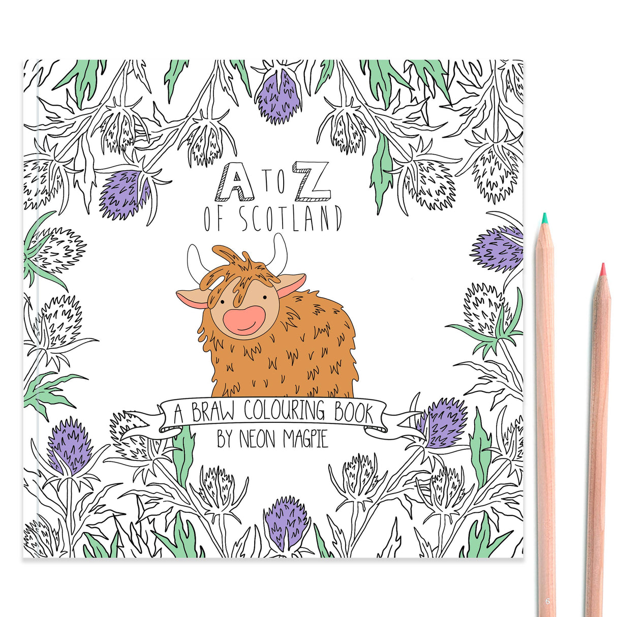 A - Z of Scotland Colouring Book