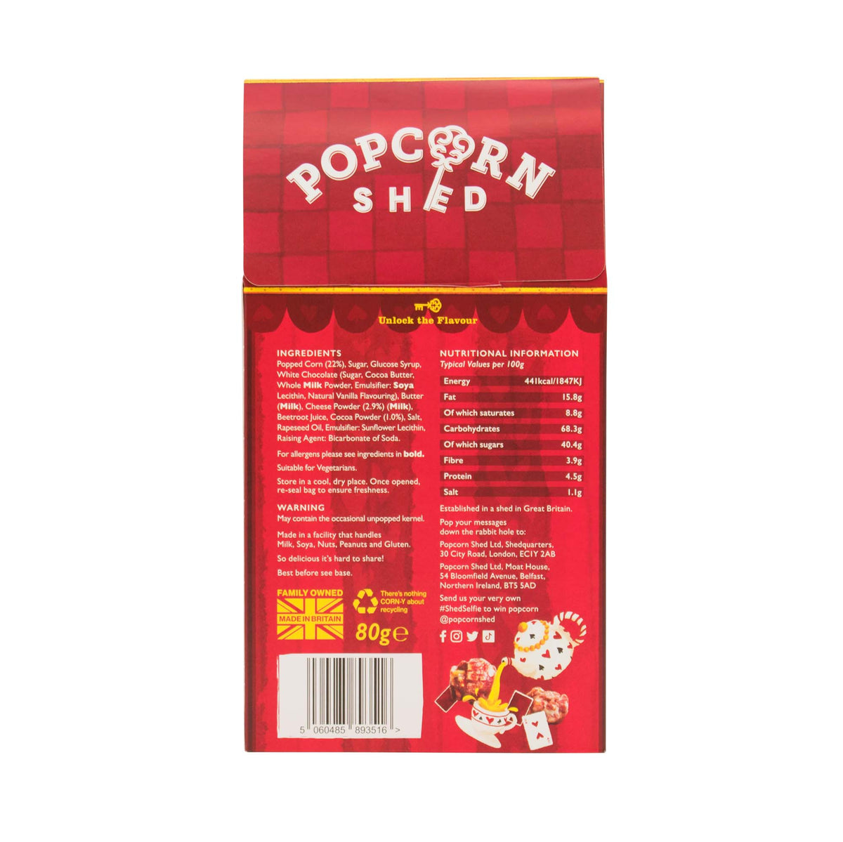 Red Velvet Gourmet Popcorn Snack Box