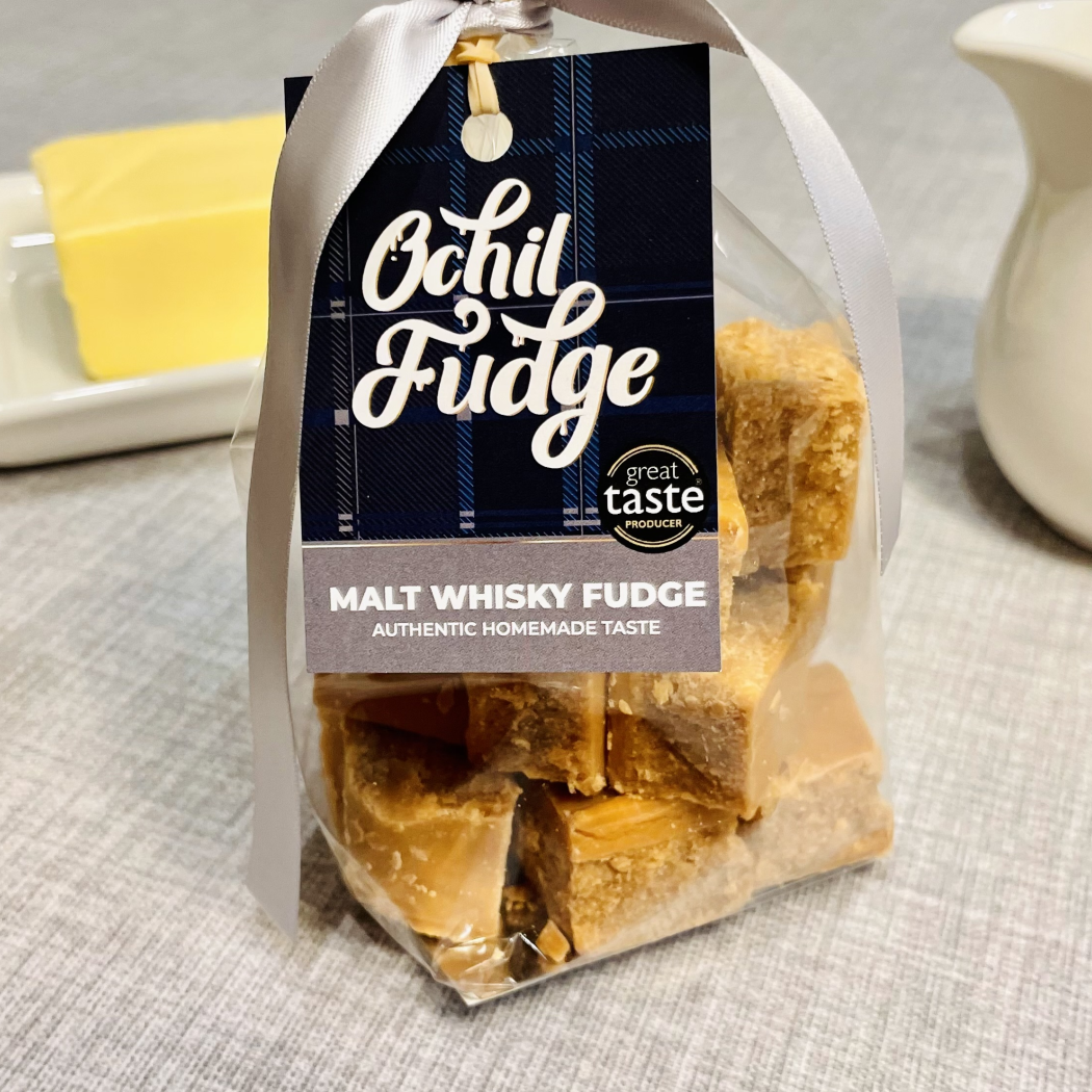 Malt Whisky Fudge - Hand Tied Gift Bag