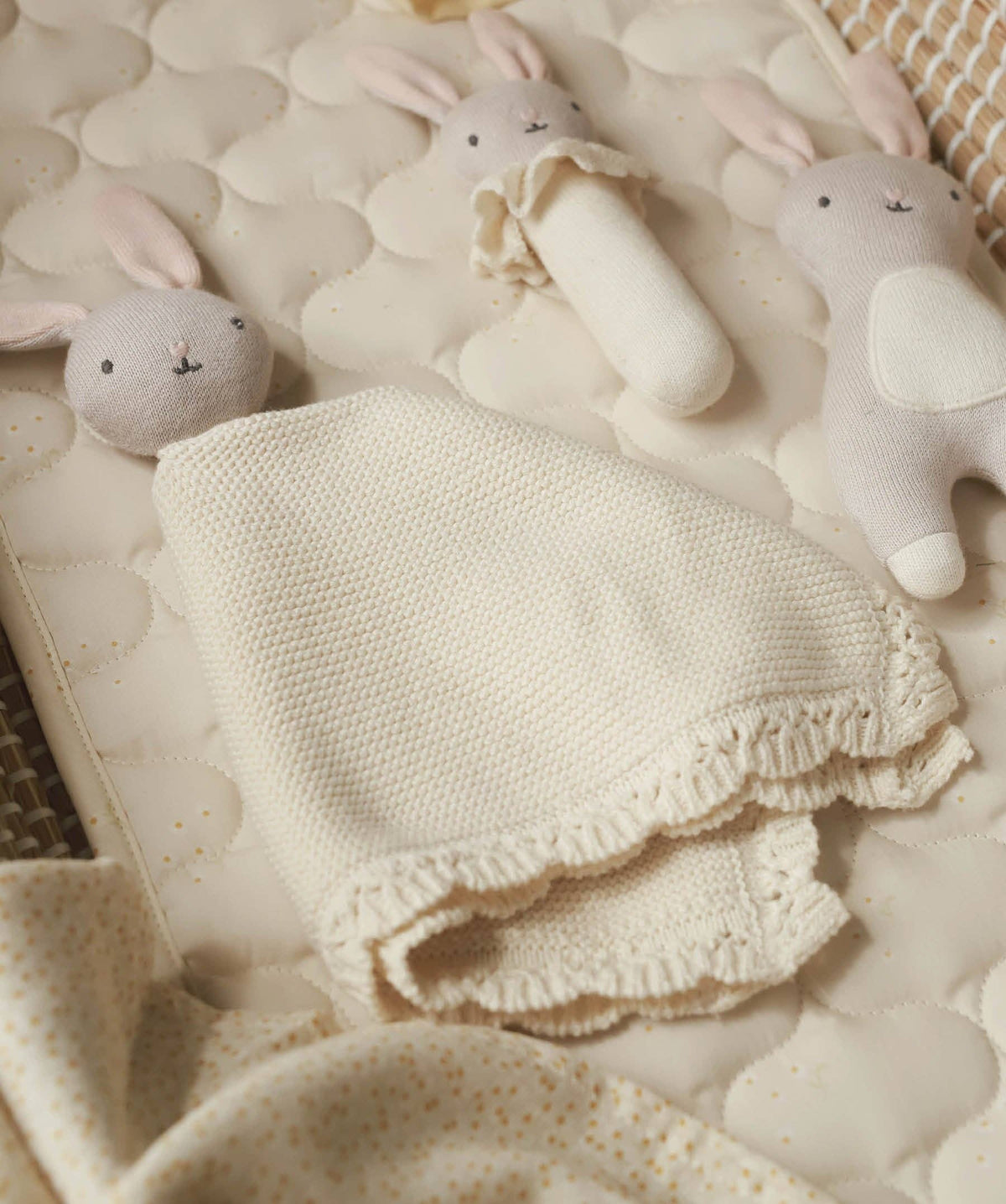 Avery Row Blushing Bunny Cuddle Cloth – Avery Row baby gift at Mooch Arran