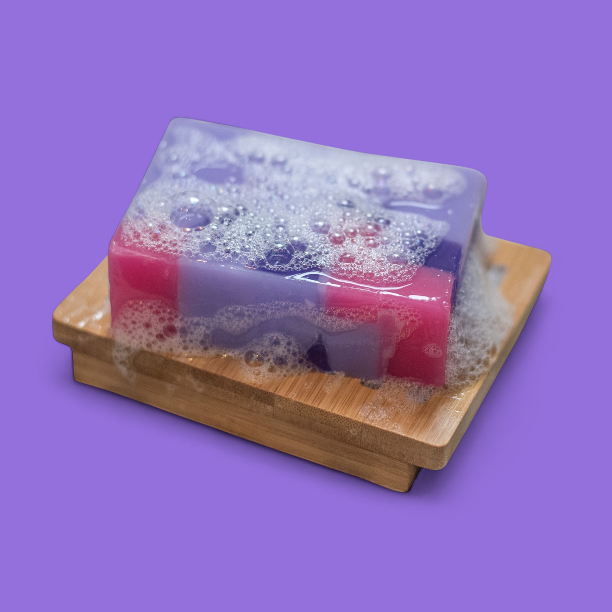 Parma Violet Handmade Soap Slice