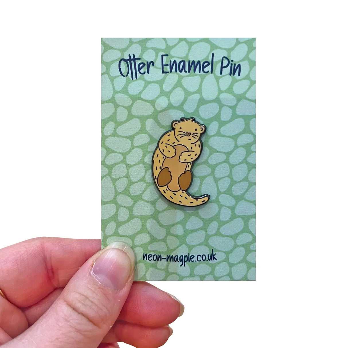 Otter Enamel Pin