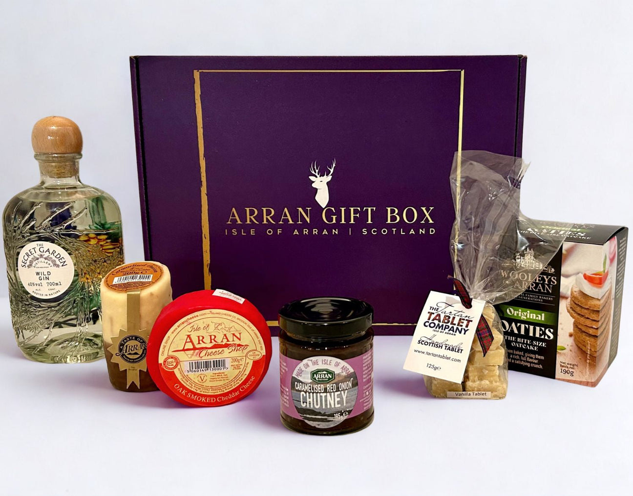 deluxe arran gin lover gift box