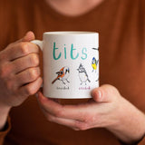 Sarah Edmonds Tits Bird Mug – illustrated design