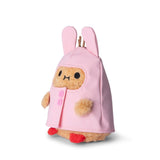 Noodoll Ricespud Bunny Boot Pink Raincoat