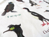 Sarah Edmonds Shags Bird Cotton Tea Towel – illustrated design