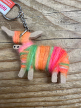 Hairy Coo Keyring
